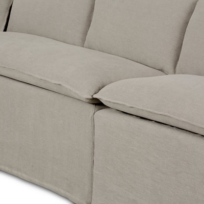 131" Erica Slipcover Dining Banquette