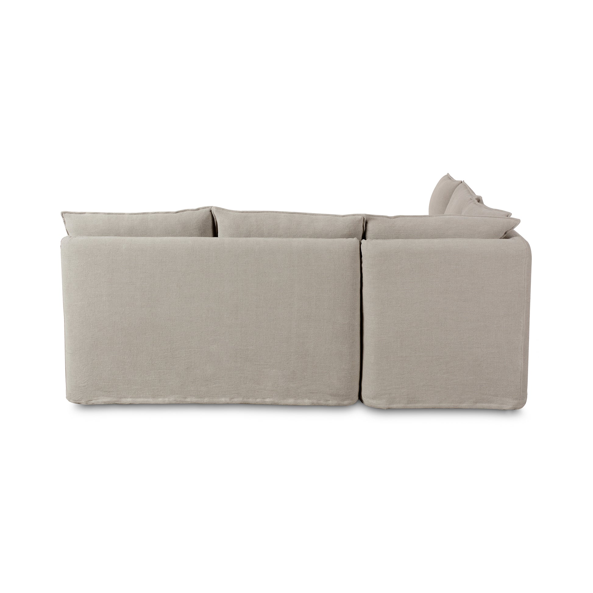 80" Erica Slipcover Dining Banquette backview