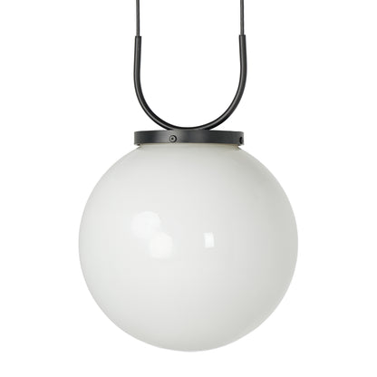 Tommie Pendant bulb and metal up close