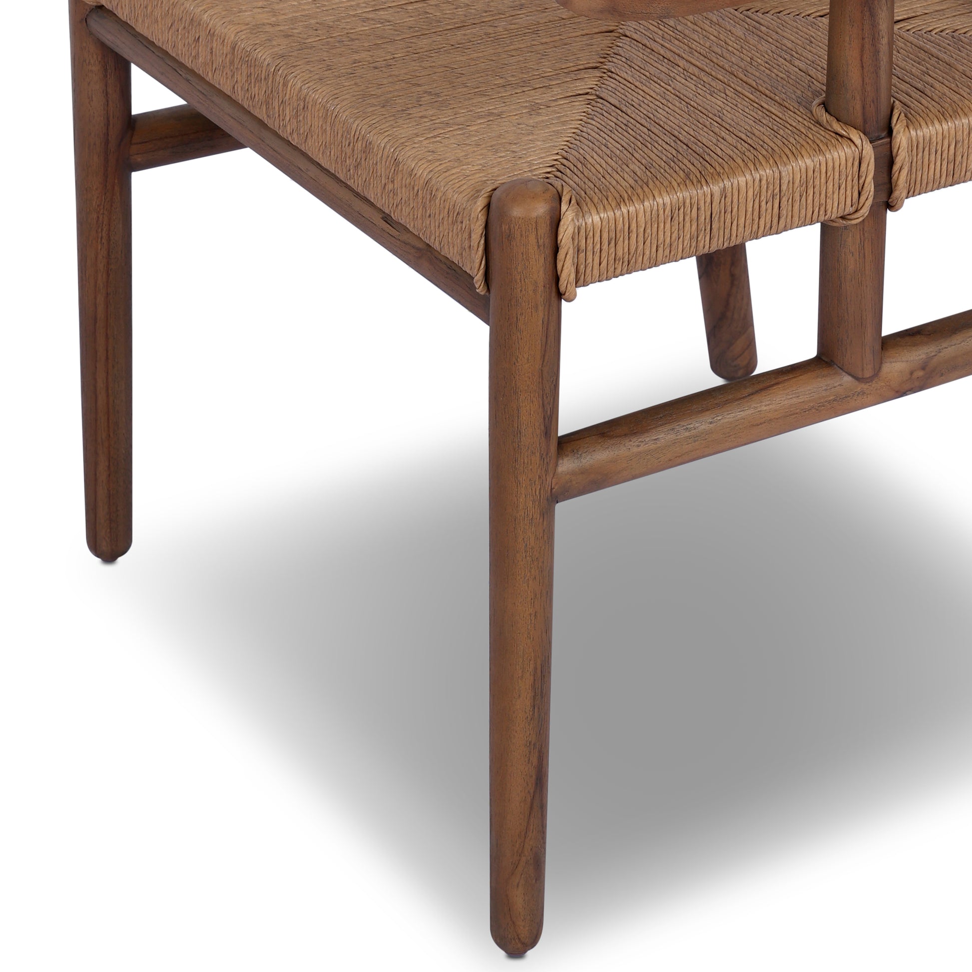 Stained Toasted Brown close up leg view