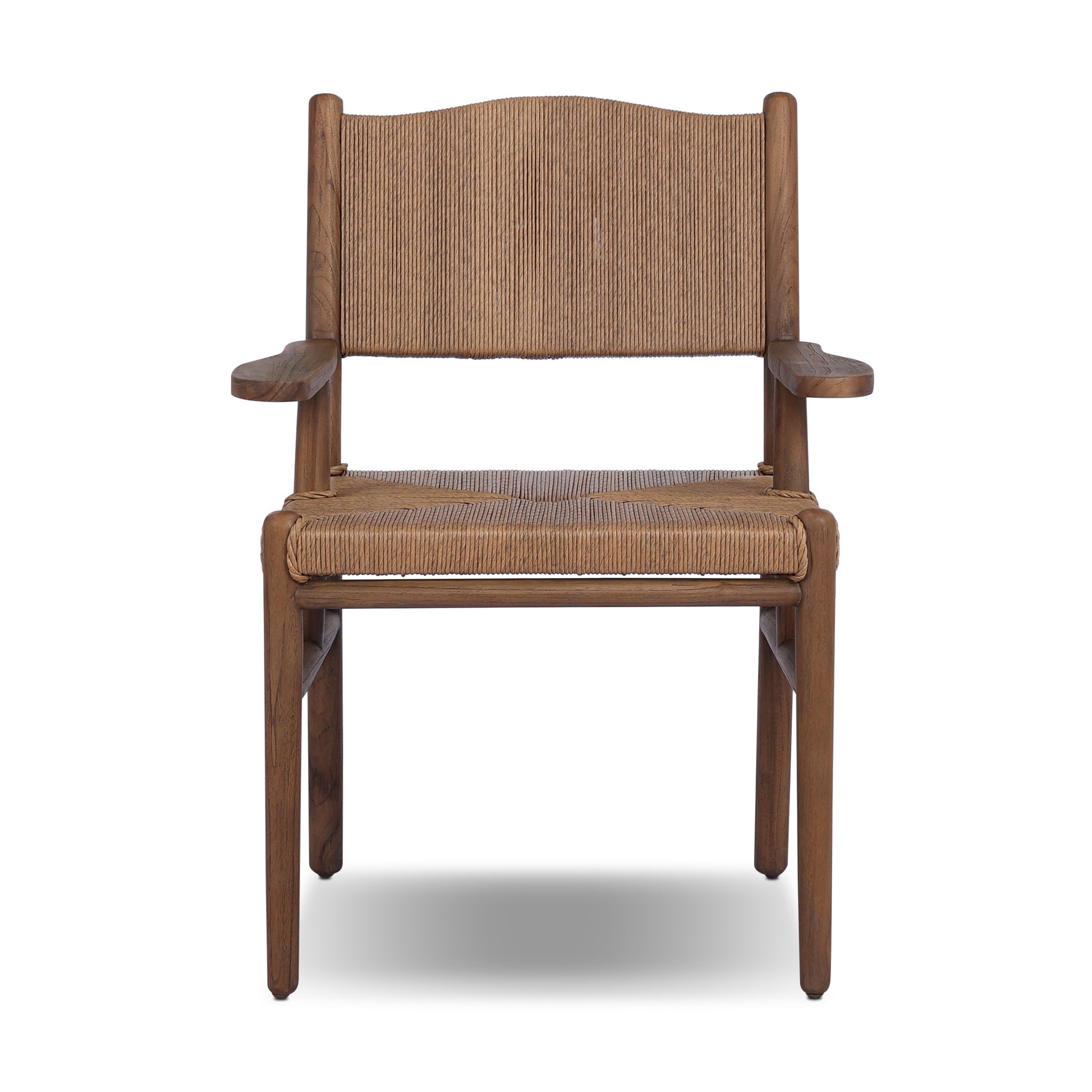 Maris Outdoor Dining Armchair in Stained Toasted Brown