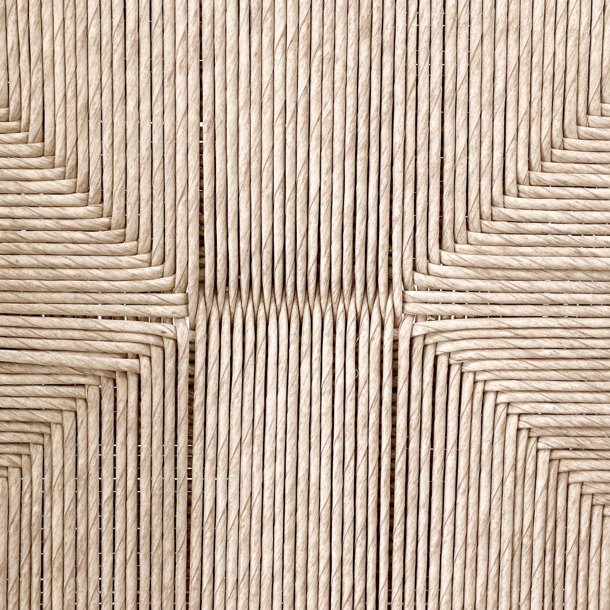 Maris Outdoor Dining Chair rope pattern detailing 