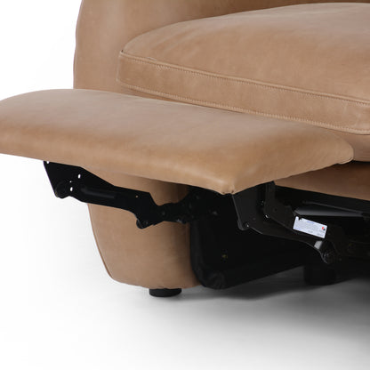 Palermo Drift Chase Power Recliner foot rest up close