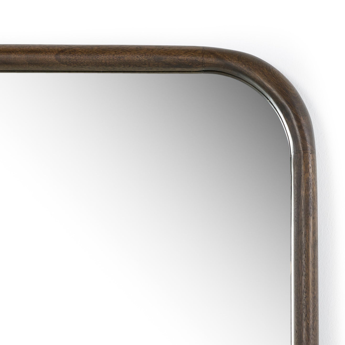 Hyde Mantel Mirror close up view of wood border