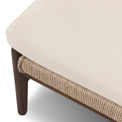 Maris Outdoor Chaise (Cushion) angled view of chaise cushion