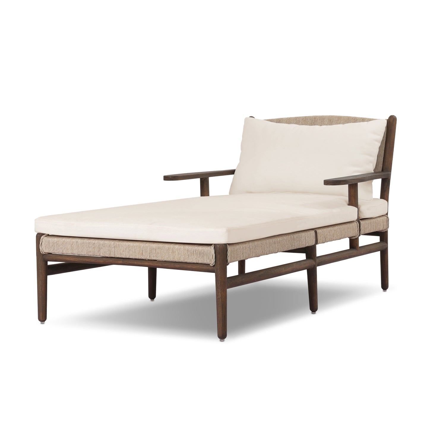 Maris Outdoor Chaise (Cushion) angled view