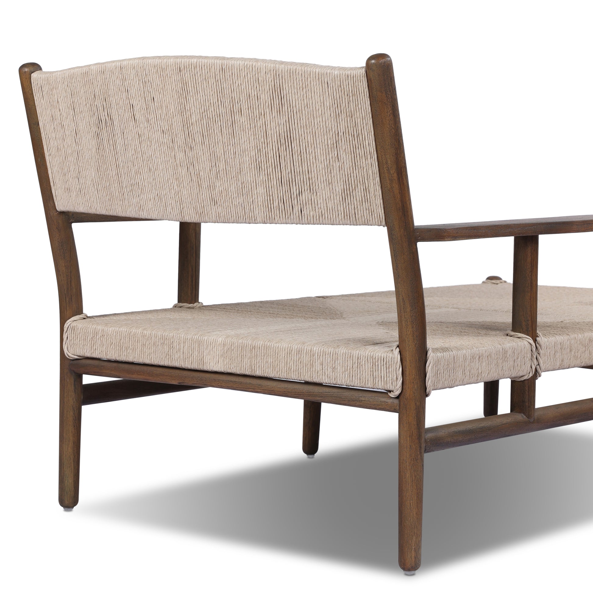 Maris Outdoor Chaise (No Cushion) angled back view