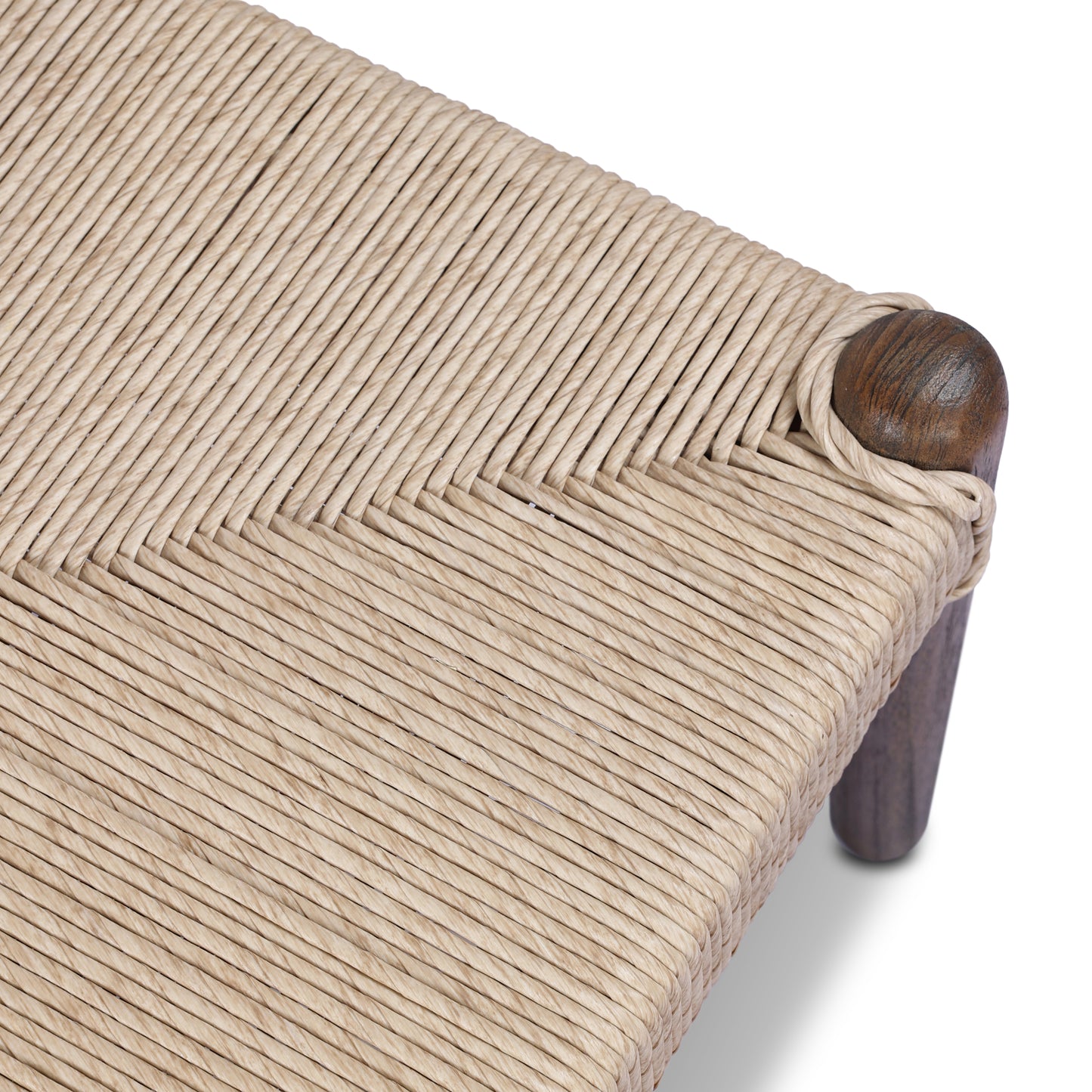 Maris Outdoor Chaise (No Cushion) close up view of woven seating