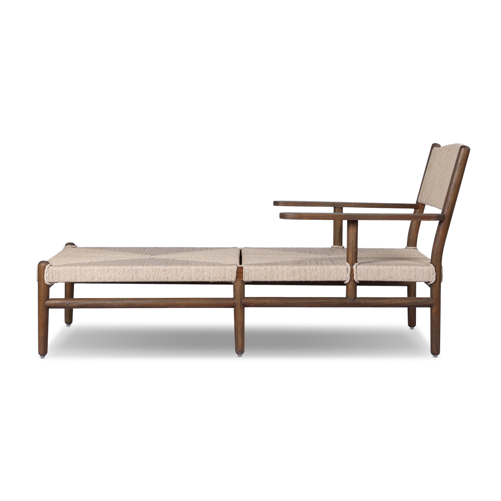 Maris Outdoor Chaise (No Cushion) side profile view