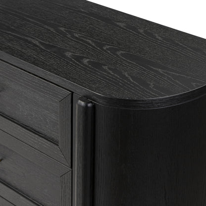 Belmont 6 Drawer Dresser corner up close