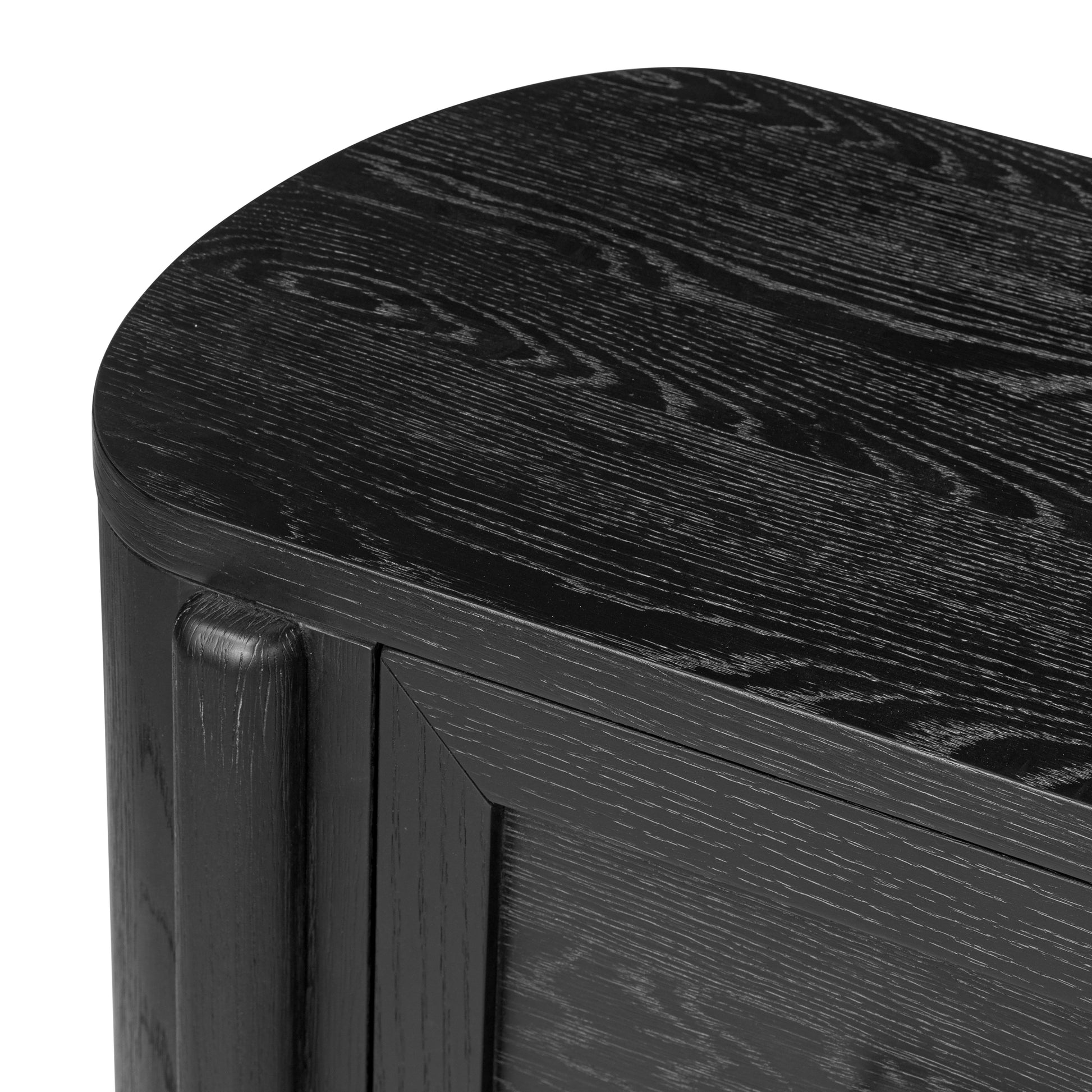 Belmont Nightstand corner and tabletop up close