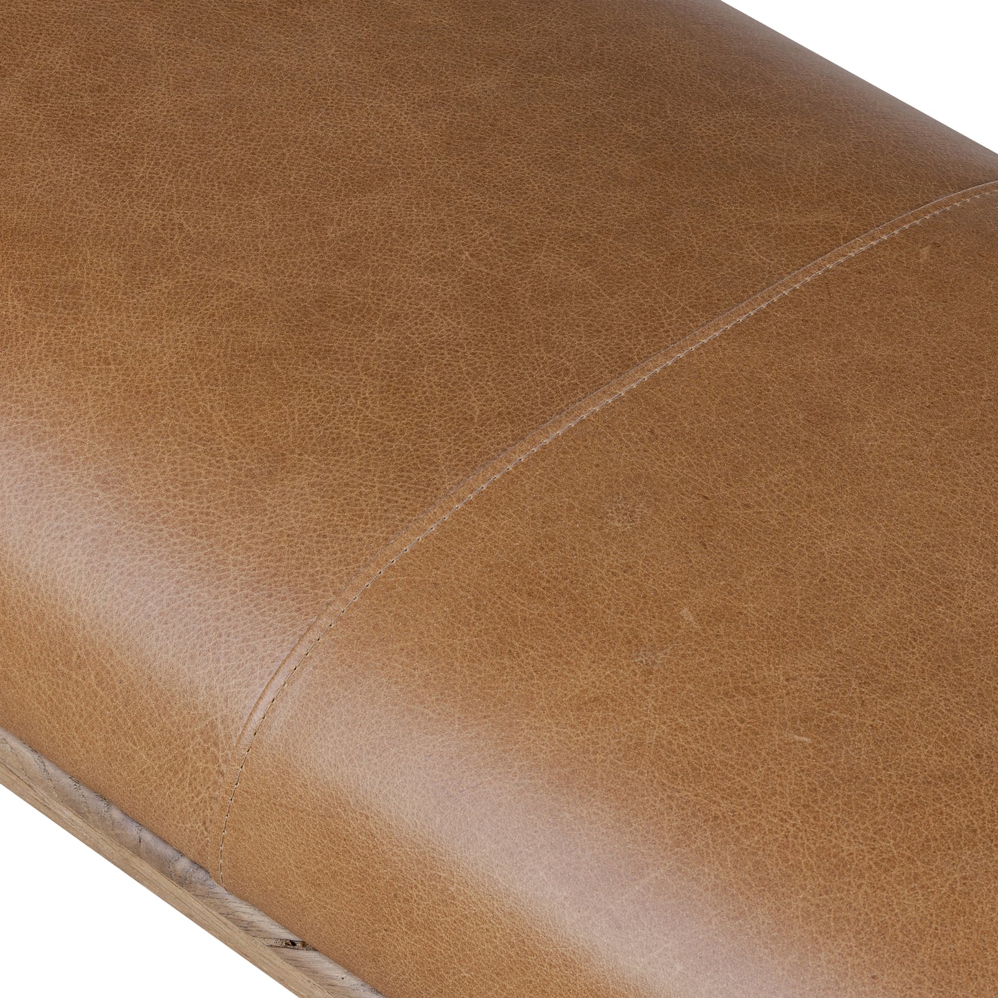 Jeremiah Accent Bench detail seat stitching detail