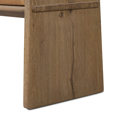 Jeremiah Accent Bench close up of bench leg view