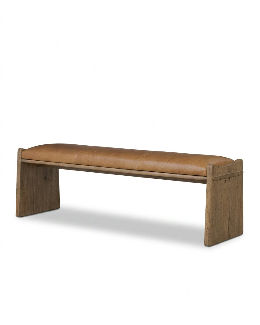 Jeremiah Accent Bench – Magnolia