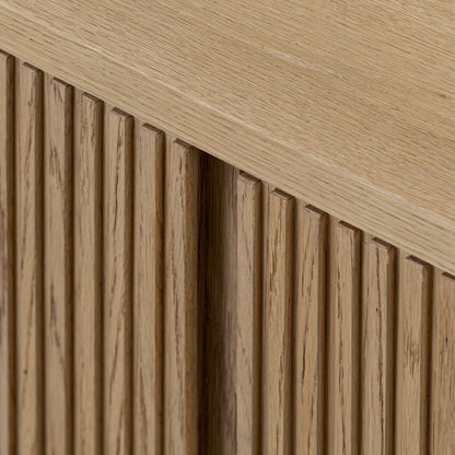 Desert Oak close up of cabinet doors wood paneling