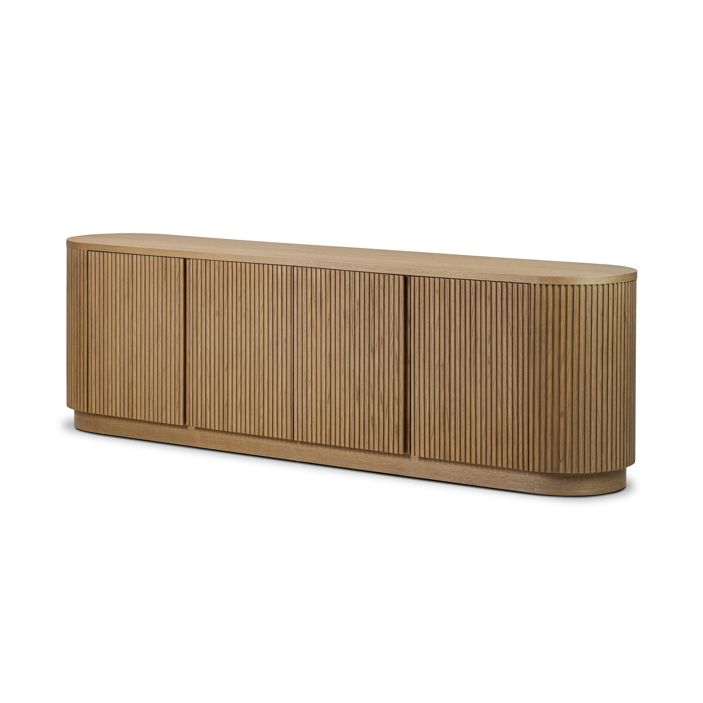 Delphine Media Console in Desert Oak