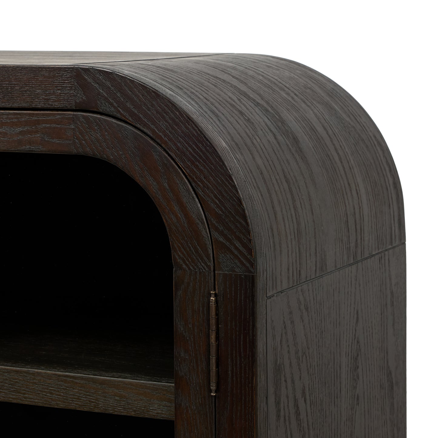 Sabrina Media Console top right corner front