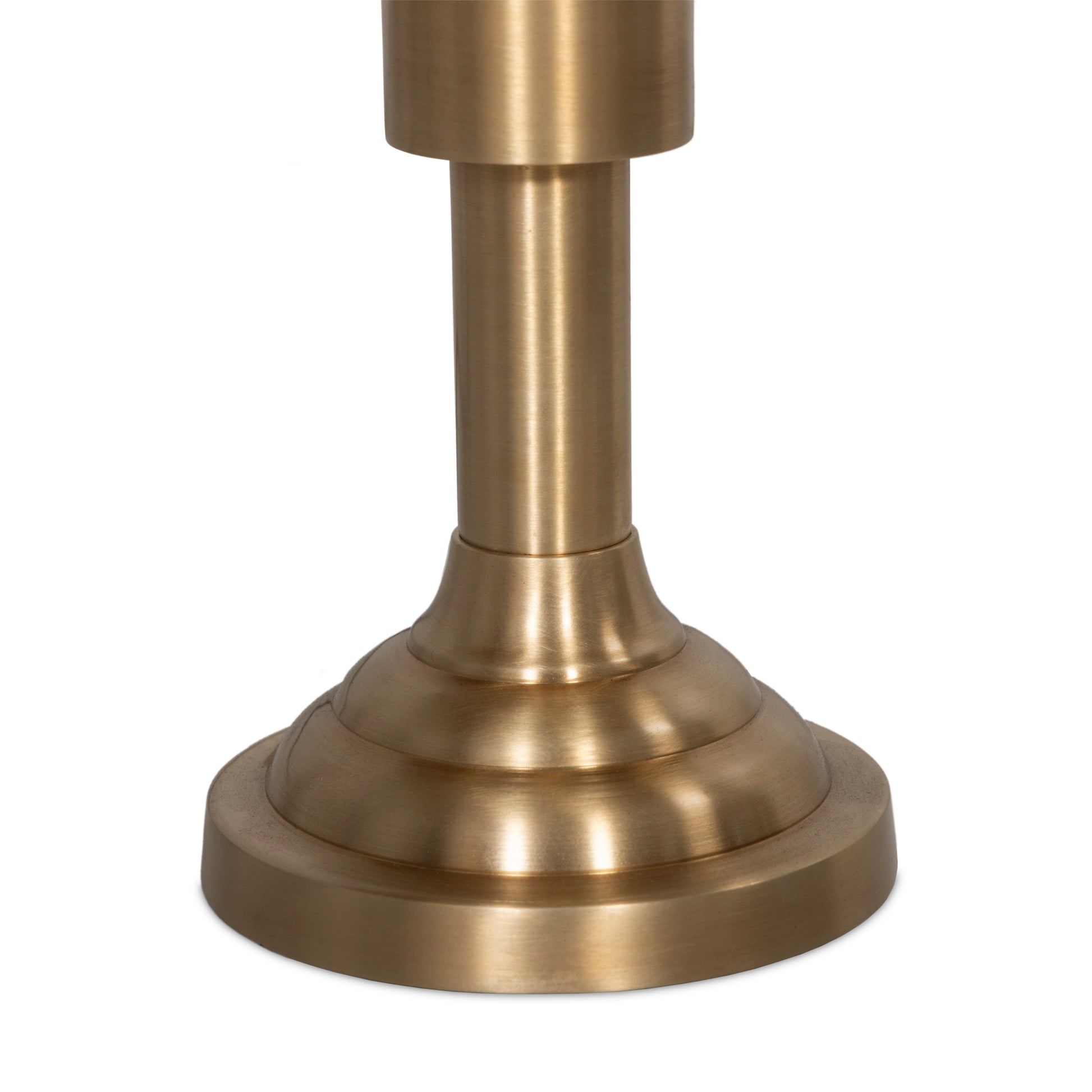 Sid Brass Table Lamp close up lamp base