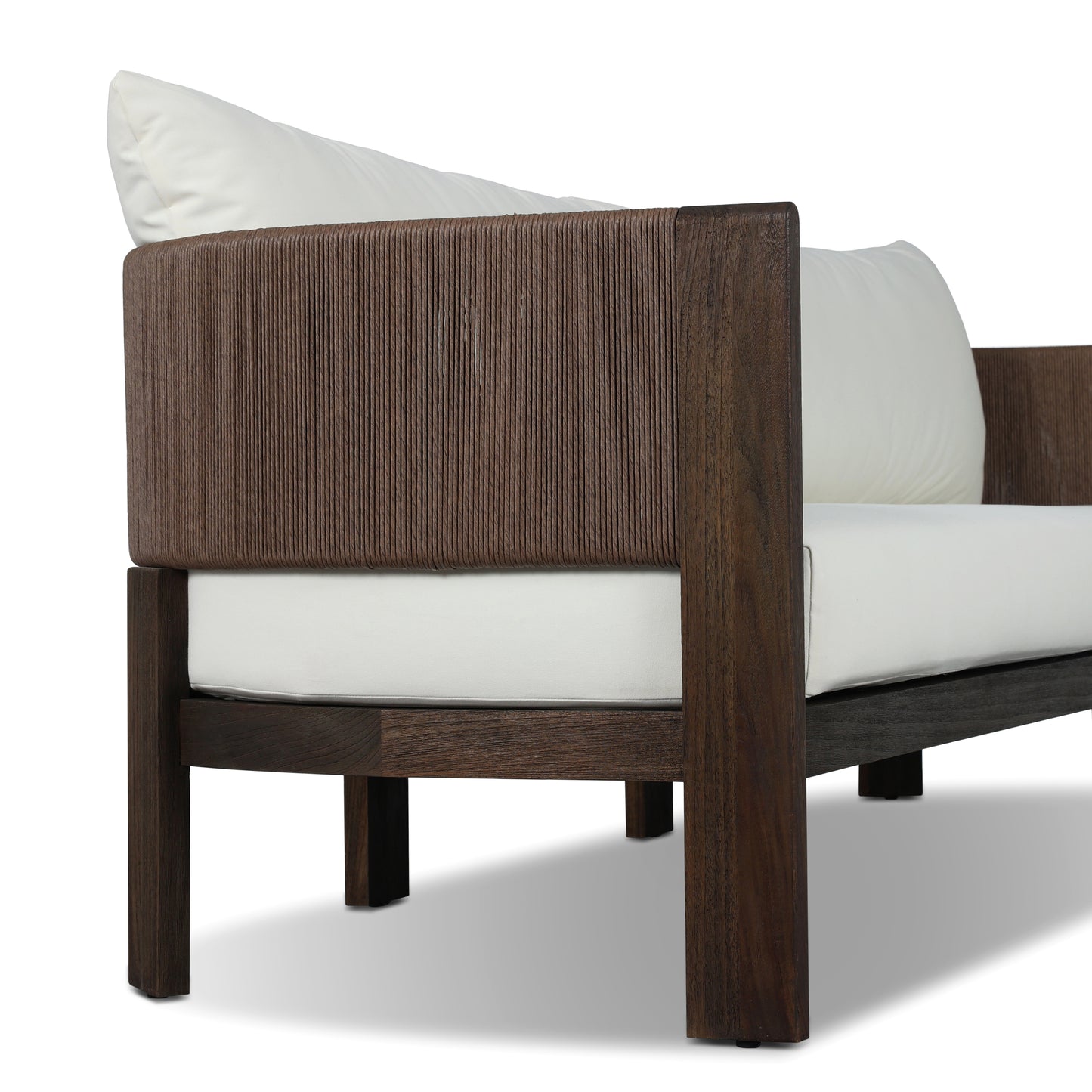 Adrian Outdoor Sofa angled close up view