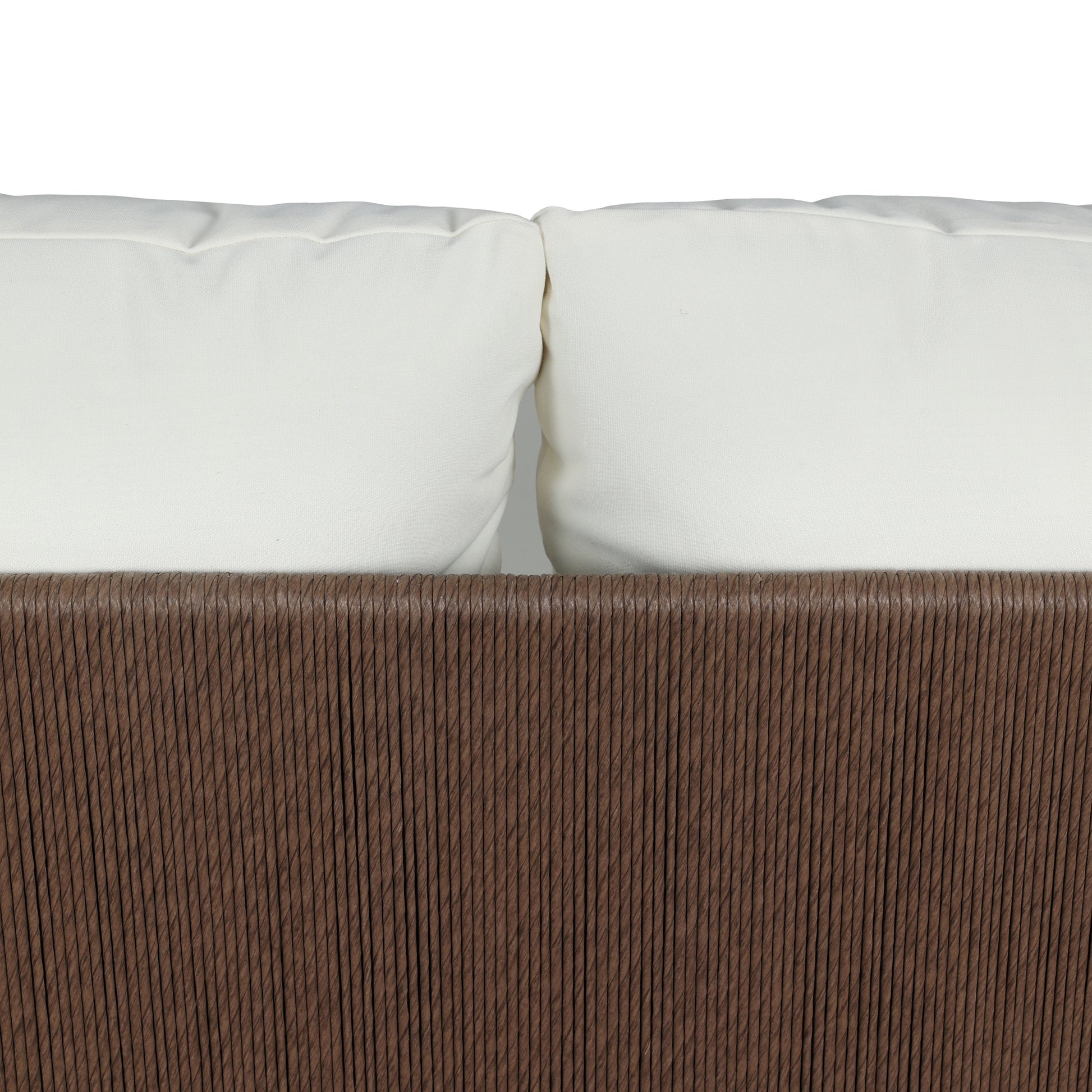 Adrian Outdoor Sofa back of sofa cushions view