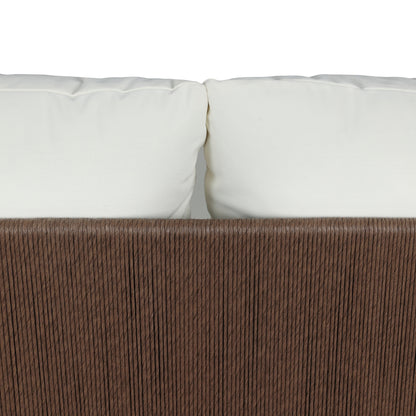 Adrian Outdoor Sofa back of sofa cushions view