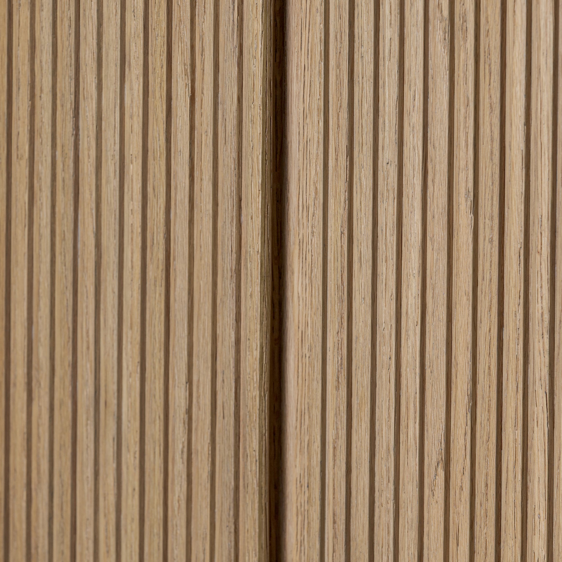 Delphine Cabinet close up of wood paneling on cabinet doors