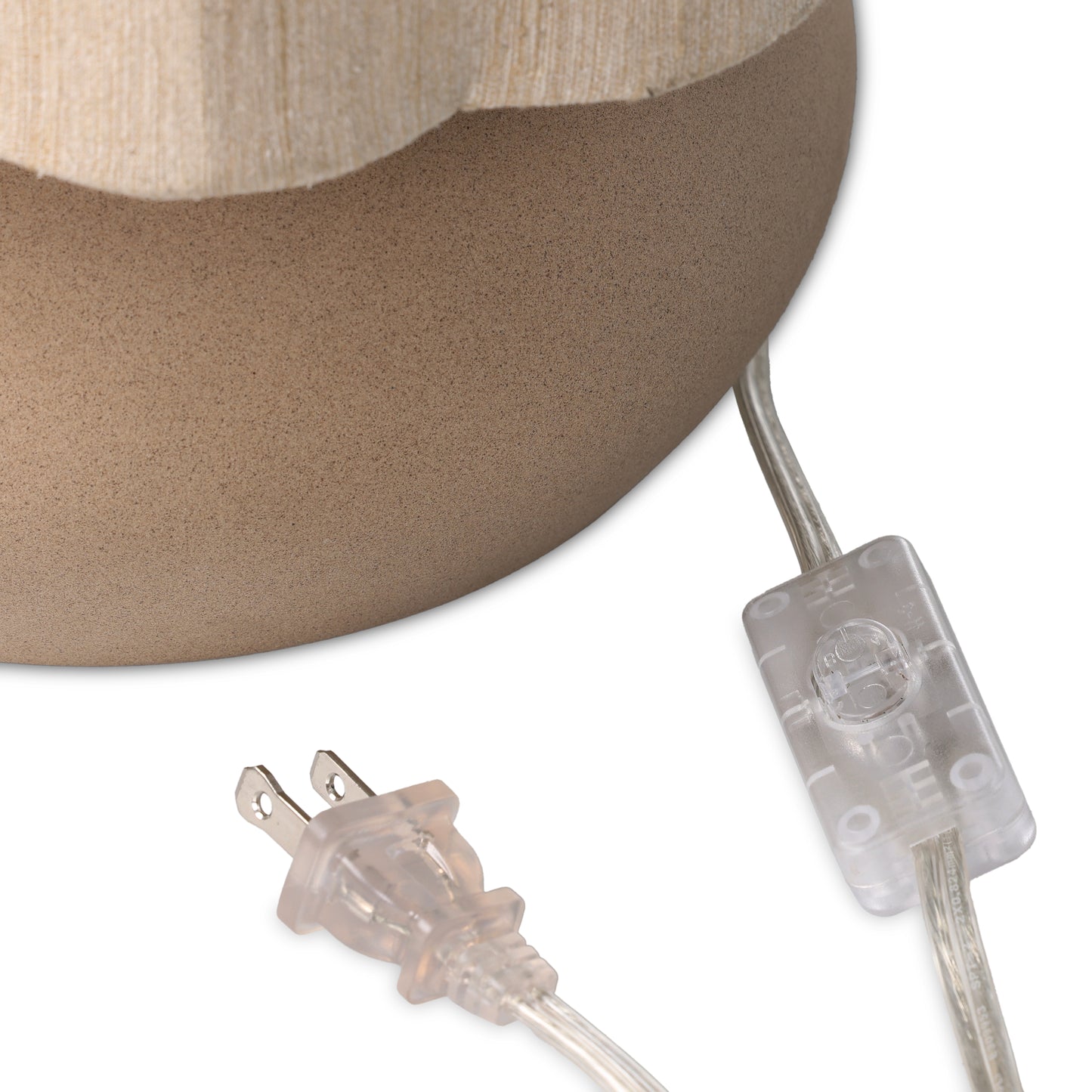 Edie Table Lamp plug cord with switch