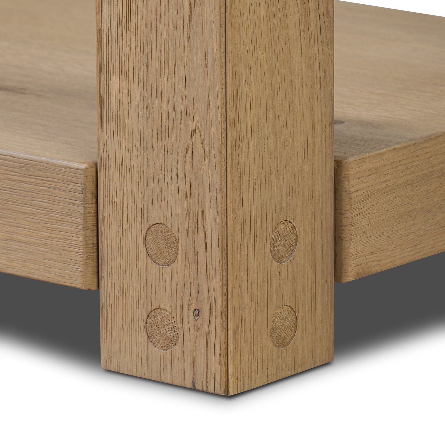 Brooke Console Table close up view of table leg