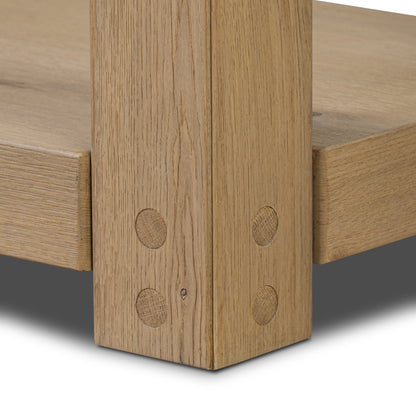 Brooke Console Table close up view of table leg