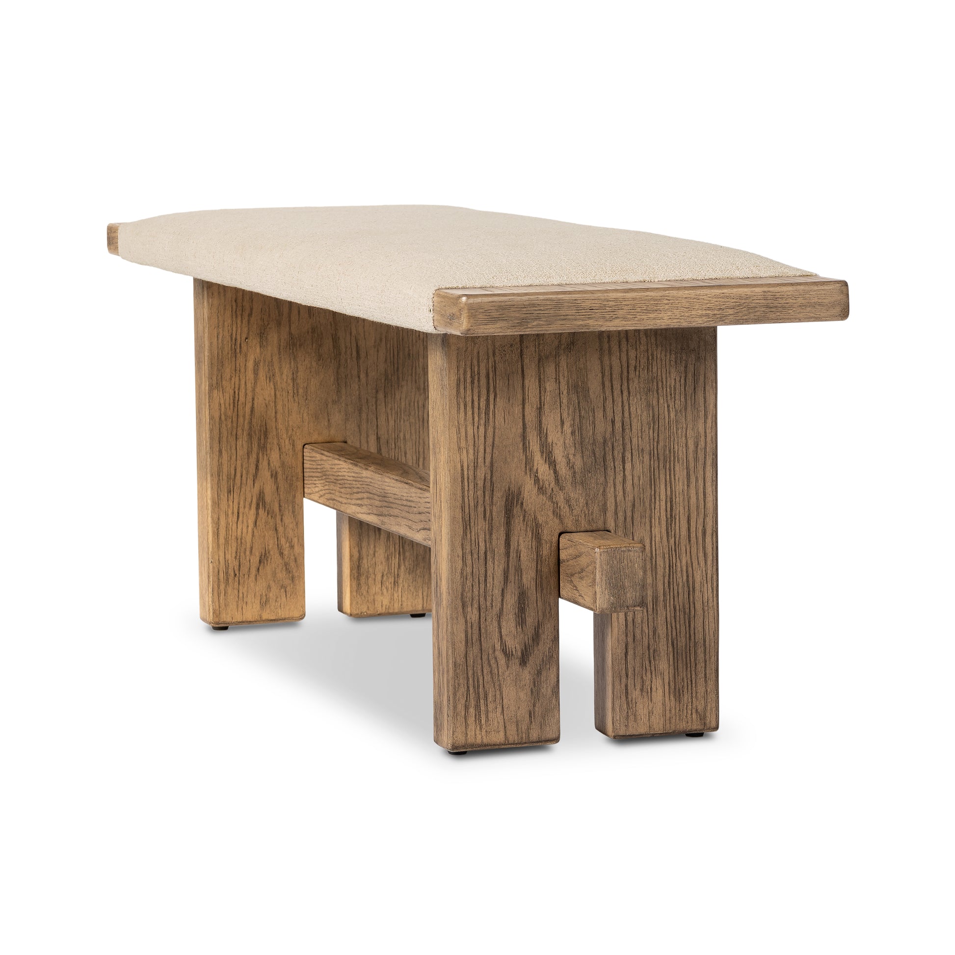 Eddie Accent Bench close up angled view