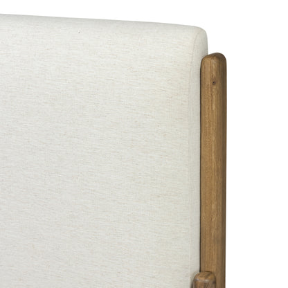 Thom Bed close up view of footboard