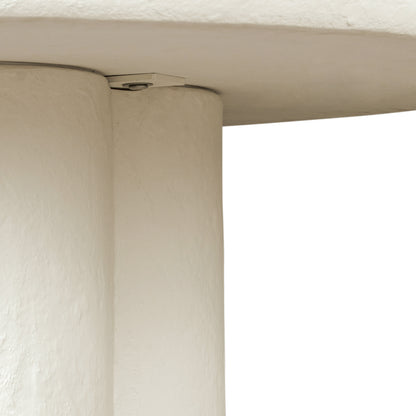 Harlan Bistro Table under the table angled view