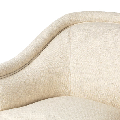Thames Cream back chair curved detailing