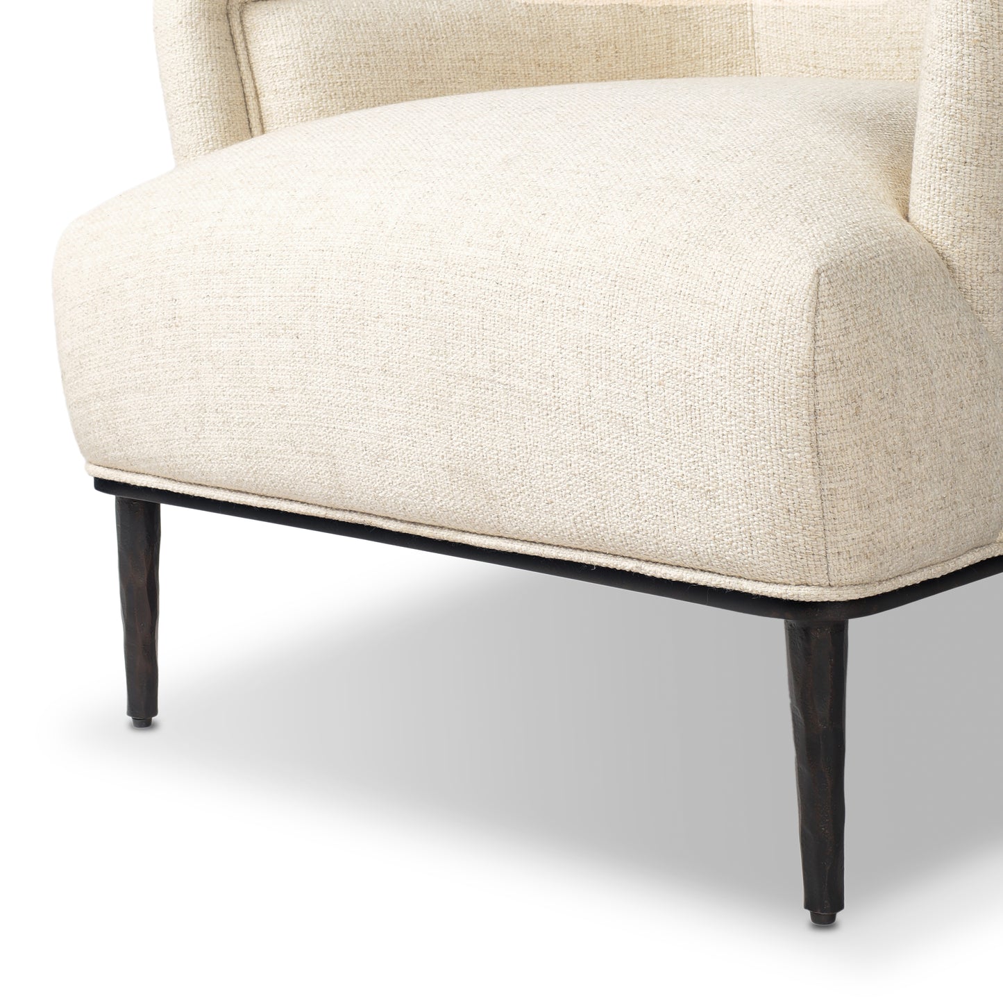 Thames Cream close up bottom of chair view