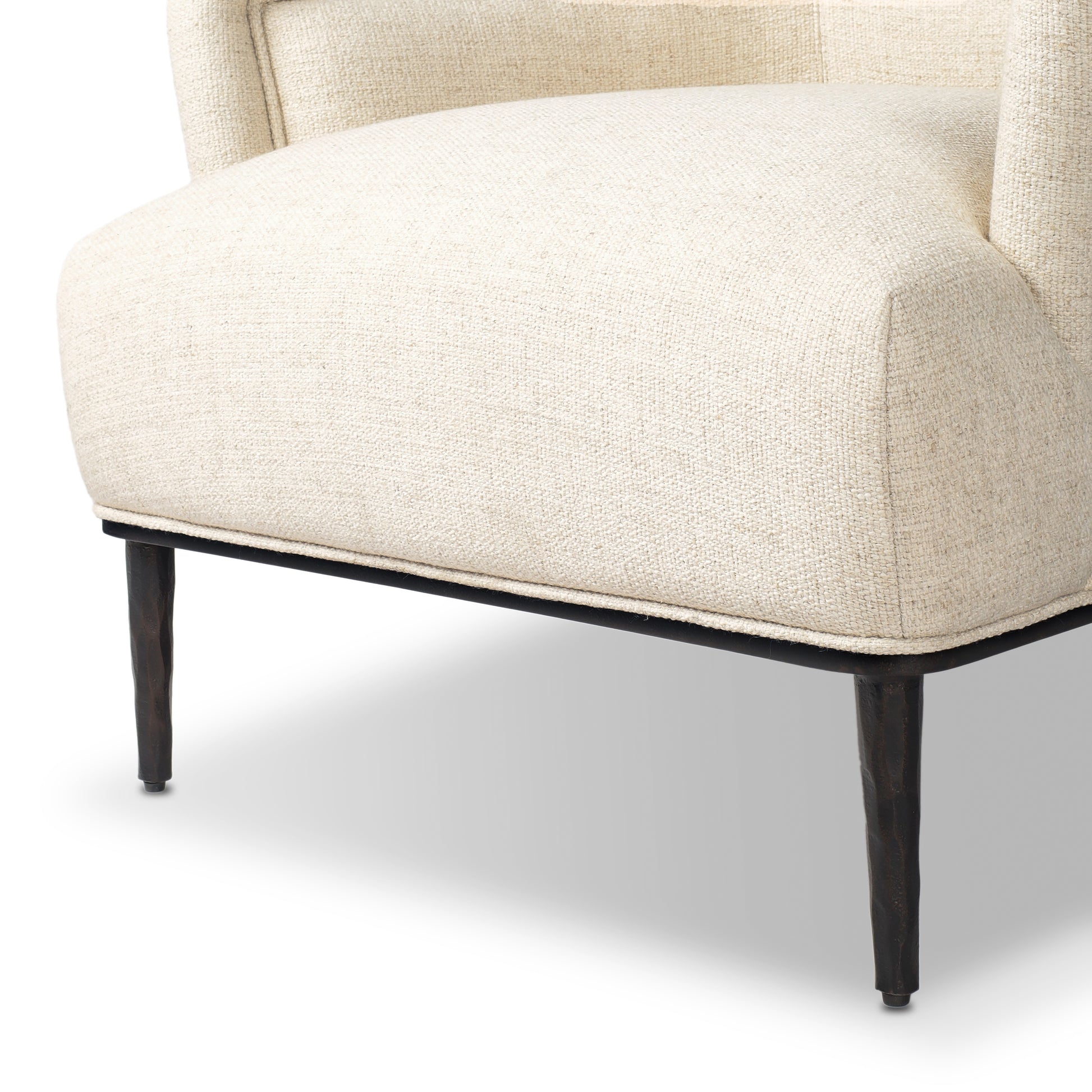 Thames Cream close up bottom of chair view