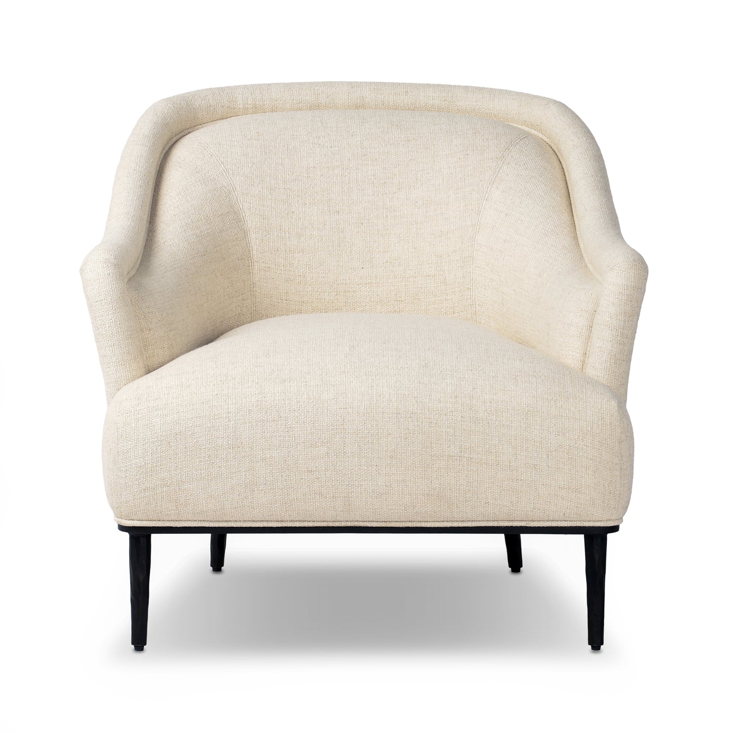 Haley Accent Chair in Thames Cream front view