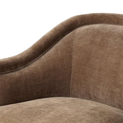 Altair Mushroom close up view of back chair curvature detailing