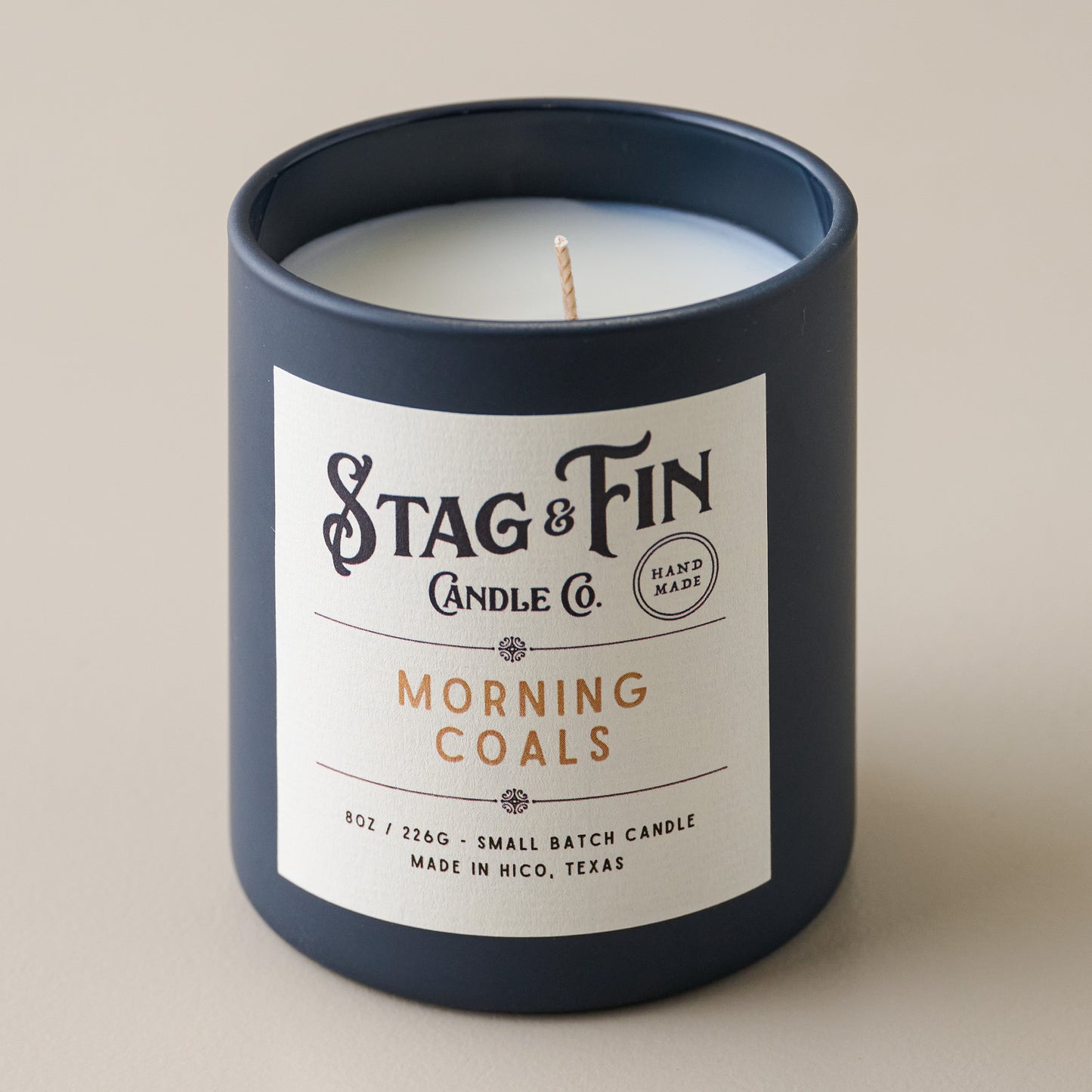 Stag and Fin Morning Coals Candle