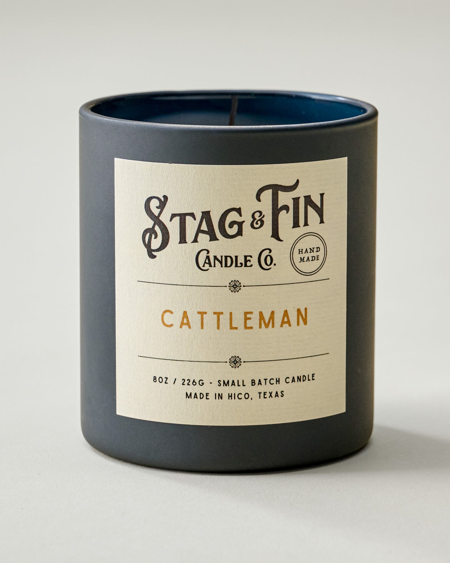Stag and Fin Cattleman Candle