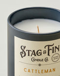 Stag and Fin Cattleman Candle