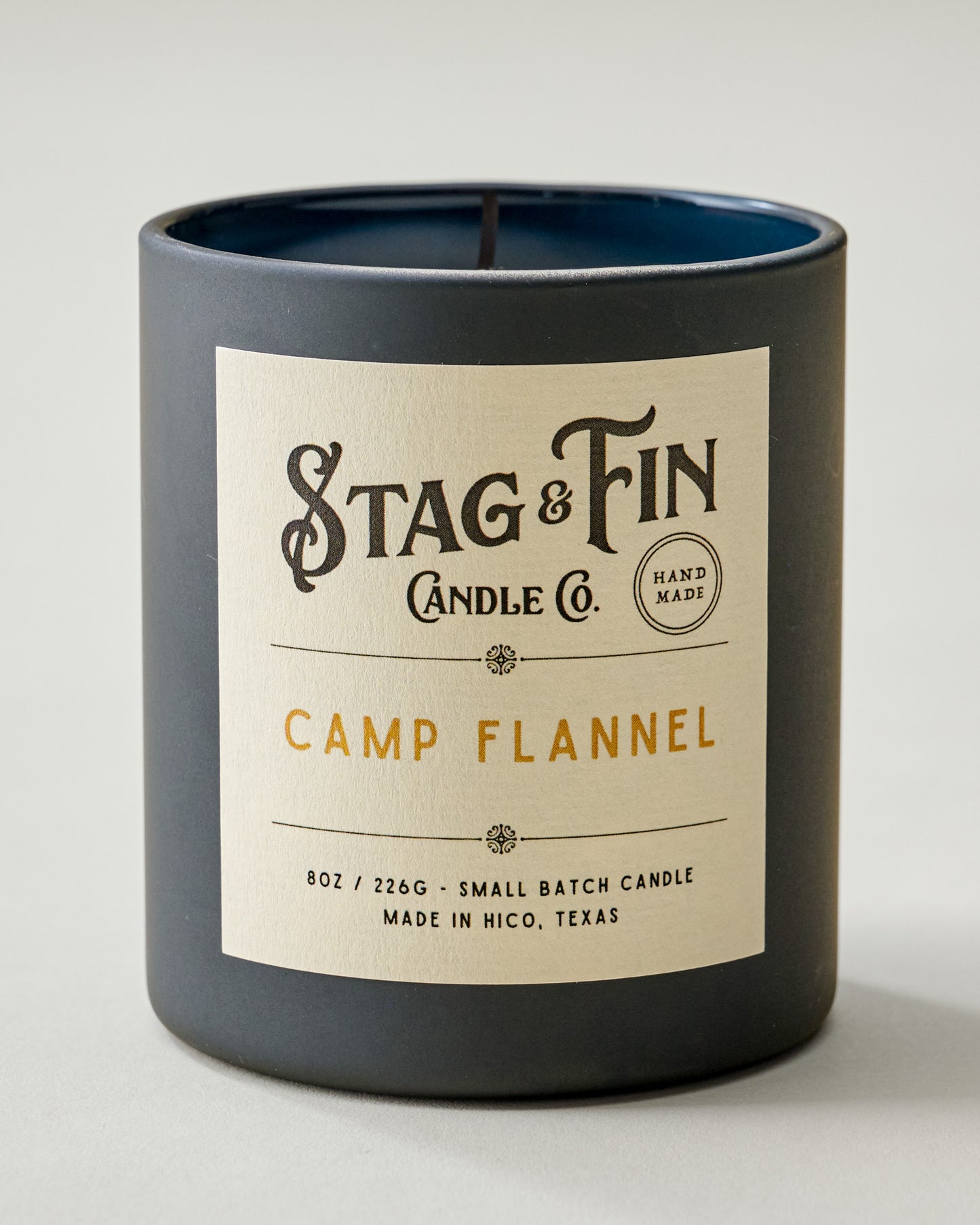 Stag and Fin Camp Flannel Candle