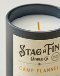 Stag and Fin Camp Flannel Candle