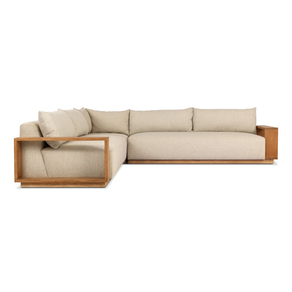 Augustine Outdoor Three-Piece Sectional