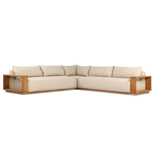 Augustine Outdoor Three-Piece Sectional