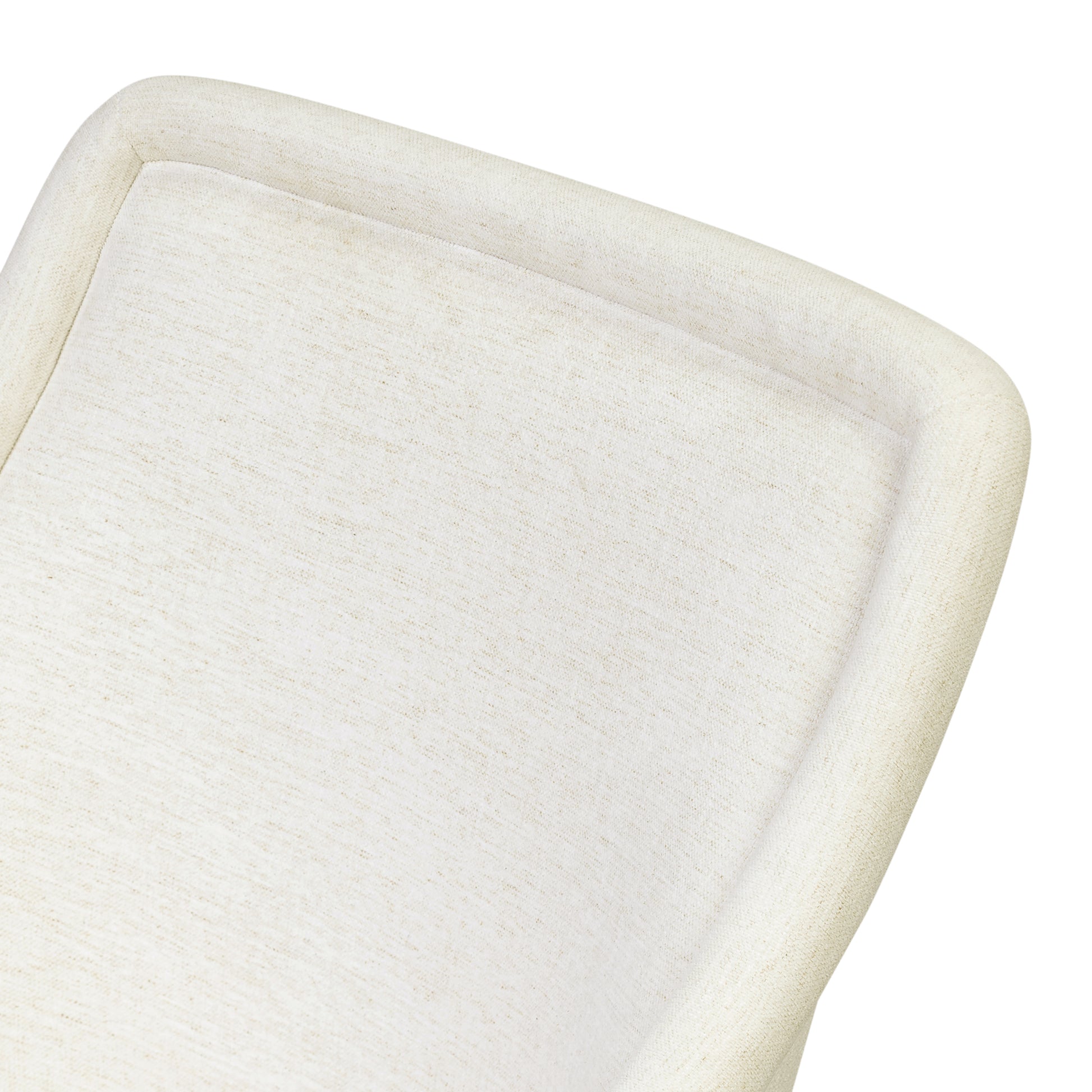 Jennie Swivel Chair close up angled view 