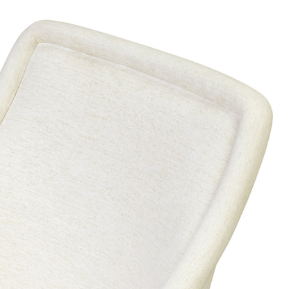 Jennie Swivel Chair close up angled view 