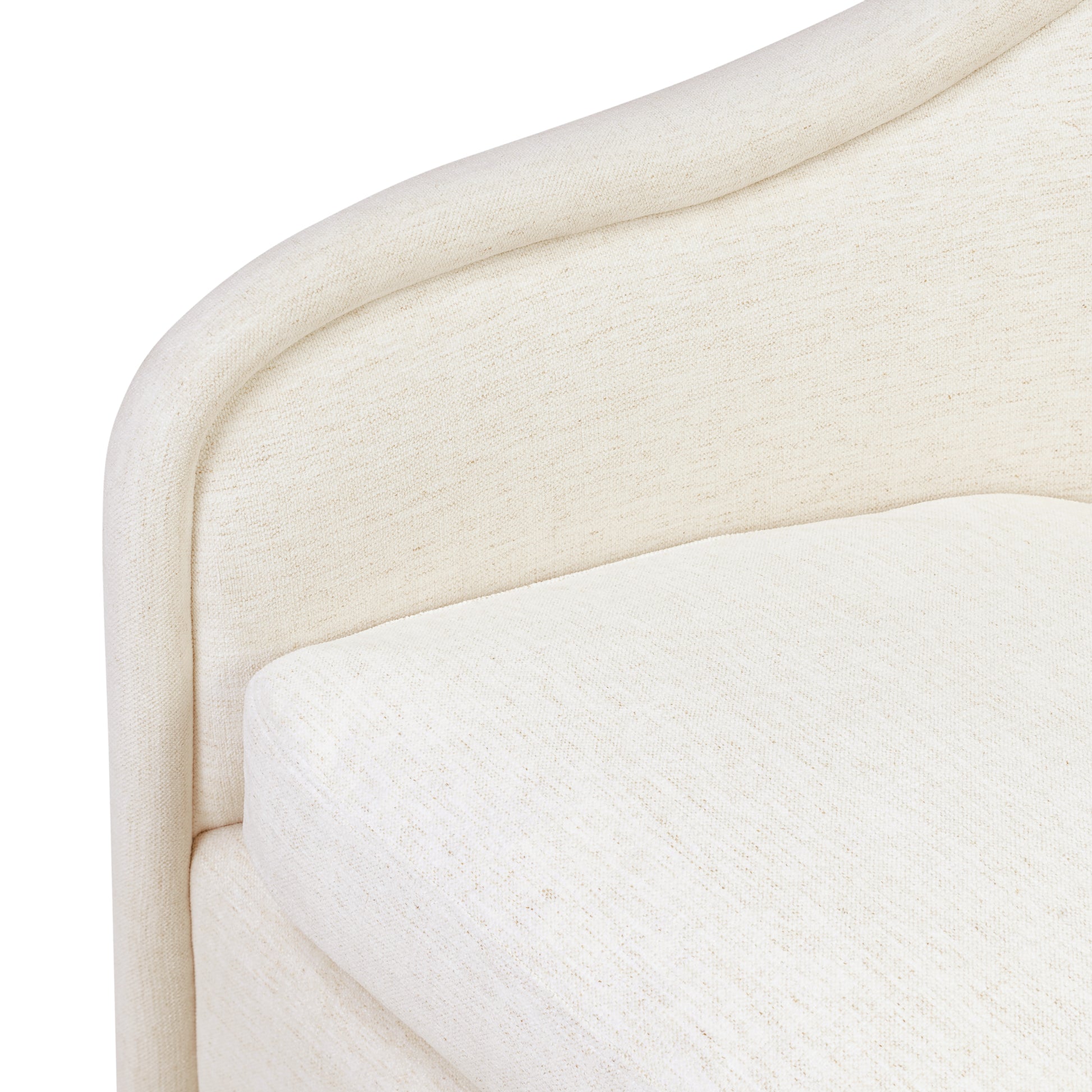 Jennie Swivel Chair close up view of armrest