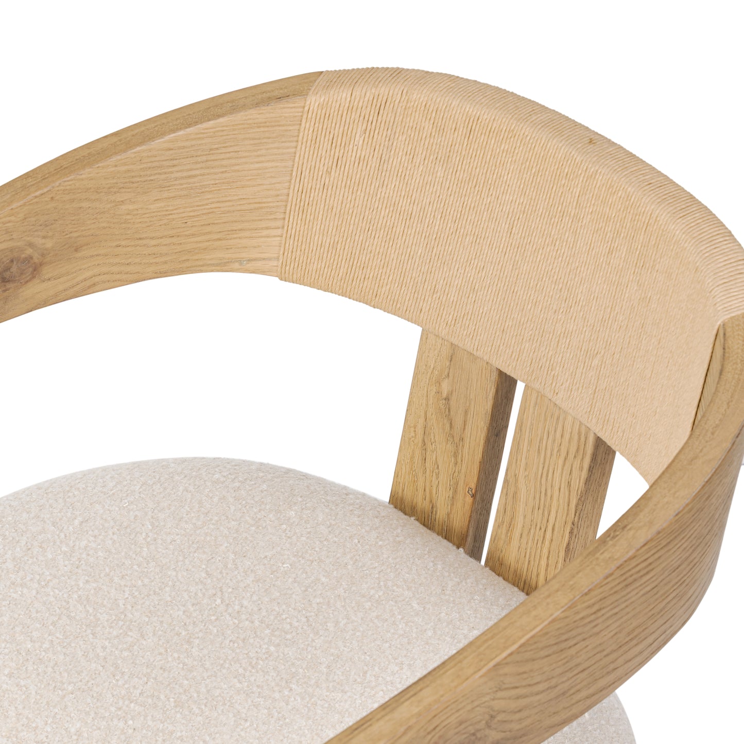 Lyford Desk Chair angled top of view 