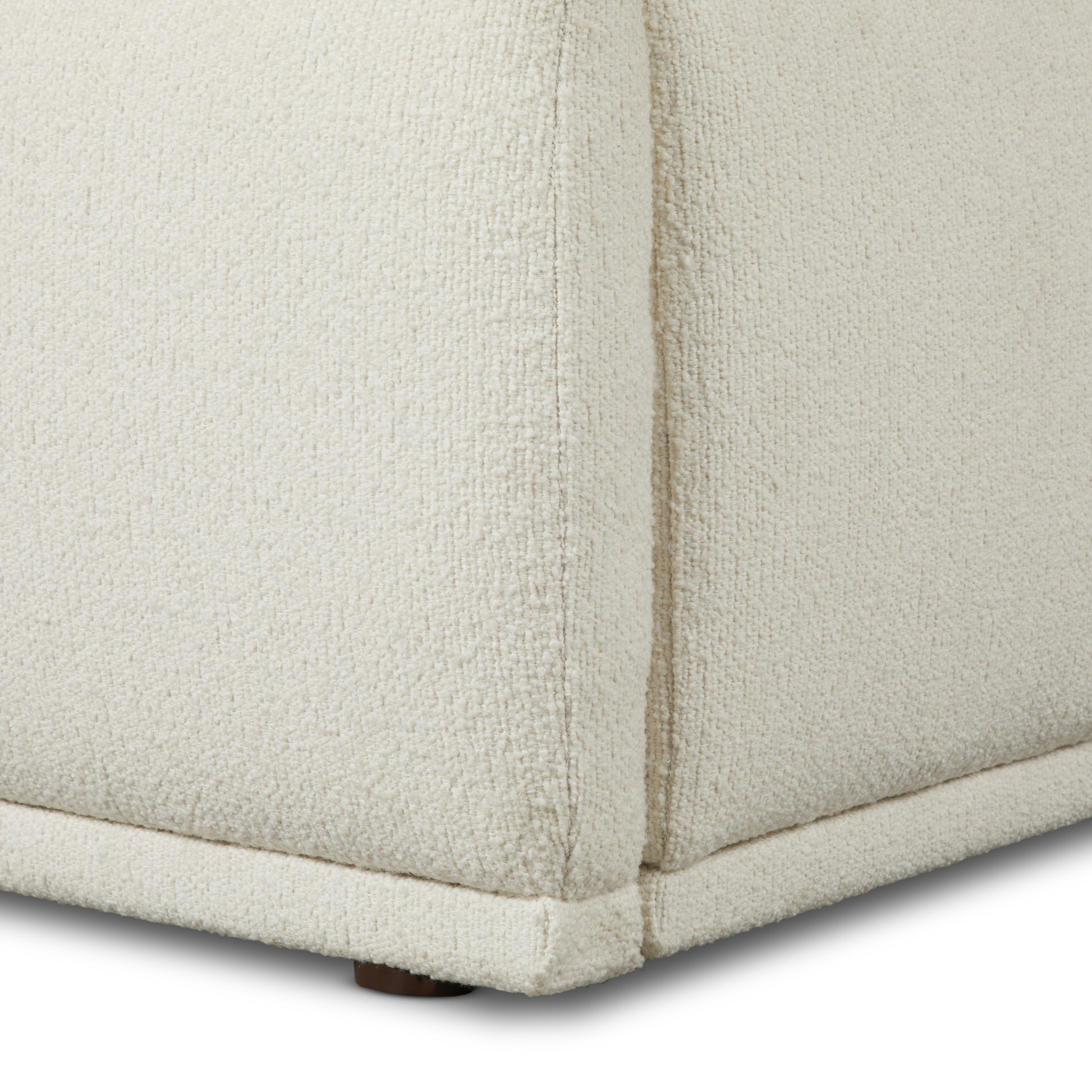 Lynn Bed close up foot of bed corner view