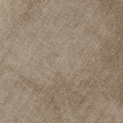 Geraldine Ottoman Velvet Fabric in Altair Mushroom Swatch Color